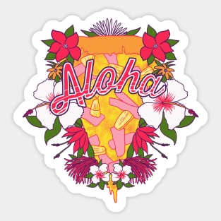 Hawaiian Pizza Sticker